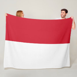 Cobertor De Velo Bandeira do Mônaco