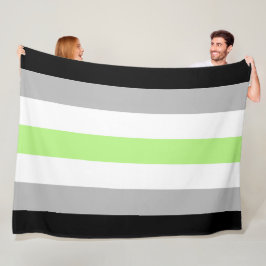 Cobertor De Velo Bandeira do Orgulho Agênero – Identidade LGBTQIA+