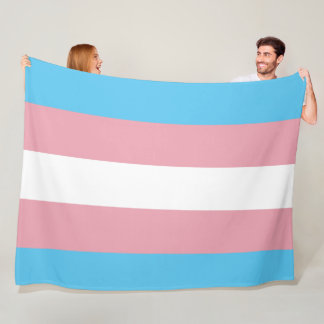 Cobertor De Velo Bandeira do orgulho do Transgender