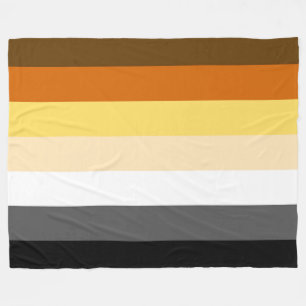 Cobertor De Velo Bandeira do Orgulho Urso Gay