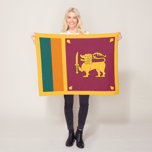 Cobertor De Velo Bandeira do Sri Lanka (In Situ)