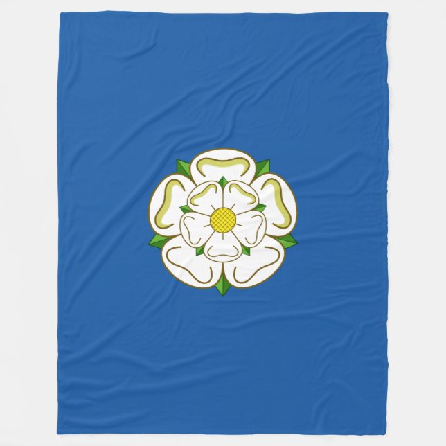 Cobertor De Velo Bandeira do Yorkshire Fleece Blanket (Frente)