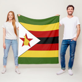 Cobertor De Velo Bandeira do Zimbabué