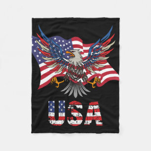 Cobertor De Velo Bandeira Dos EUA Americana Estados Unidos Da Améri