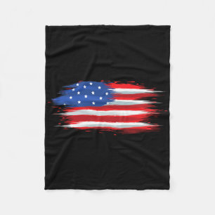 Cobertor De Velo Bandeira dos EUA Patriótica Engraçada 4 de Julho D