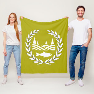 Cobertor De Velo Bandeira Giradana - Folha Média