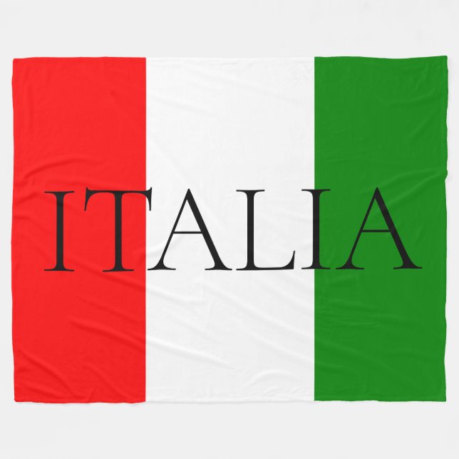 Cobertor De Velo Bandeira italiana Large ITALIA (Frente (Horizontal))