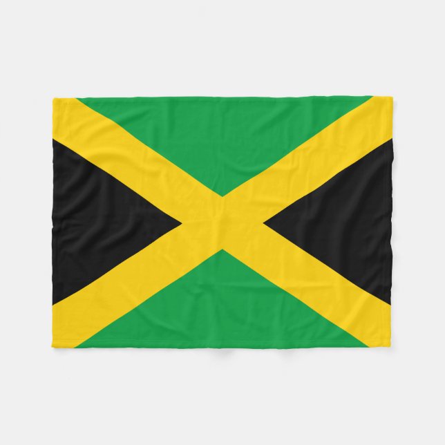 Cobertor De Velo Bandeira jamaicana (Frente (Horizontal))
