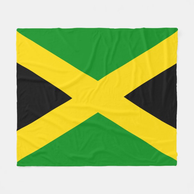 Cobertor De Velo Bandeira jamaicana (Frente (Horizontal))