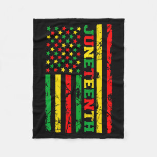 Cobertor De Velo bandeira juneteenth eua dia da história negra afro