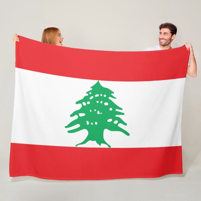 Cobertor De Velo Bandeira Libanesa (Bandeira do Líbano) (In Situ)
