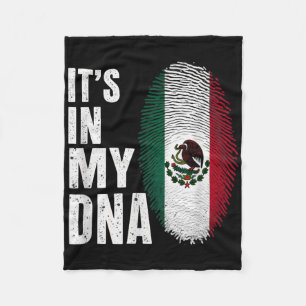 Cobertor De Velo Bandeira Mexicana Está No Meu Dna