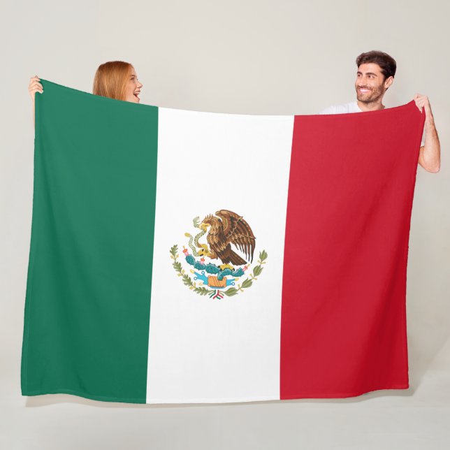 Cobertor De Velo Bandeira mexicana (México) (In Situ)