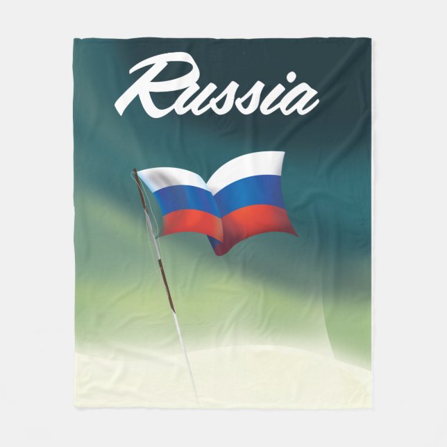 Cobertor De Velo Bandeira Nacional da Rússia (Frente)