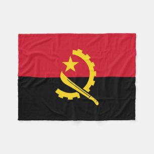 Cobertor De Velo Bandeira Patriótica Angolana