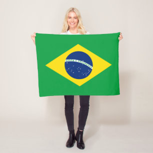 Cobertor De Velo Bandeira Patriótica do Brasil