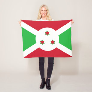 Cobertor De Velo Bandeira Patriótica do Burundi