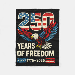 Cobertor De Velo Bandeira Patriótica dos EUA de 250 Anos 250º 4 de