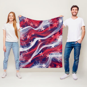 Cobertor De Velo Bandeira Personalizada de Folha Americana