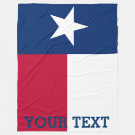 Cobertor De Velo Bandeira personalizada de Texas