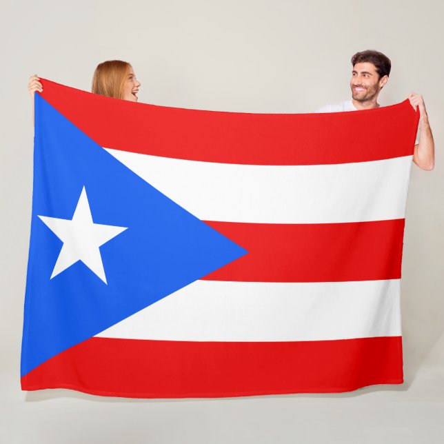 Cobertor De Velo Bandeira Porto Rico (In Situ)