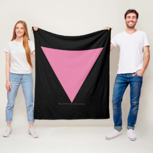 Cobertor De Velo bandeira triângulo rosa SlipperyJoe's símbolo rosa