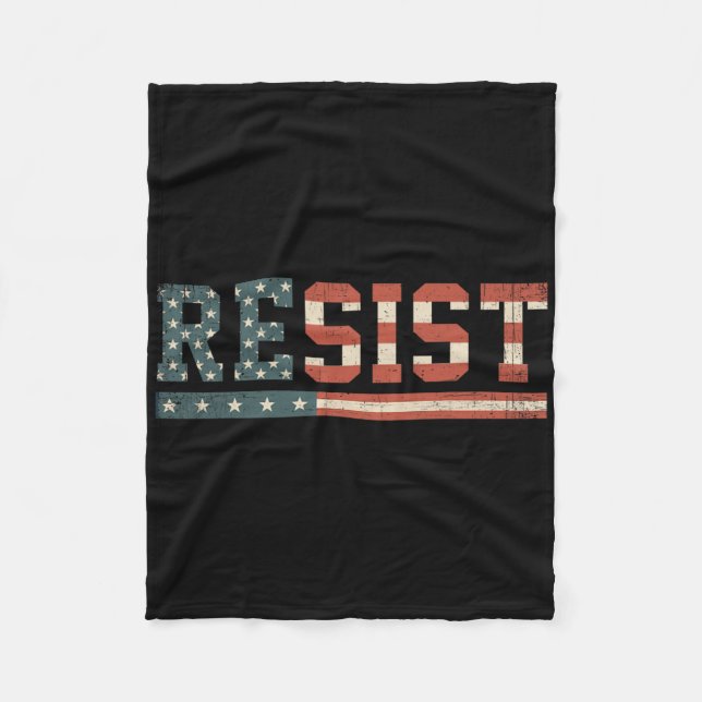 Cobertor De Velo Bandeiras Americanas Para Mulheres Homens (Frente)