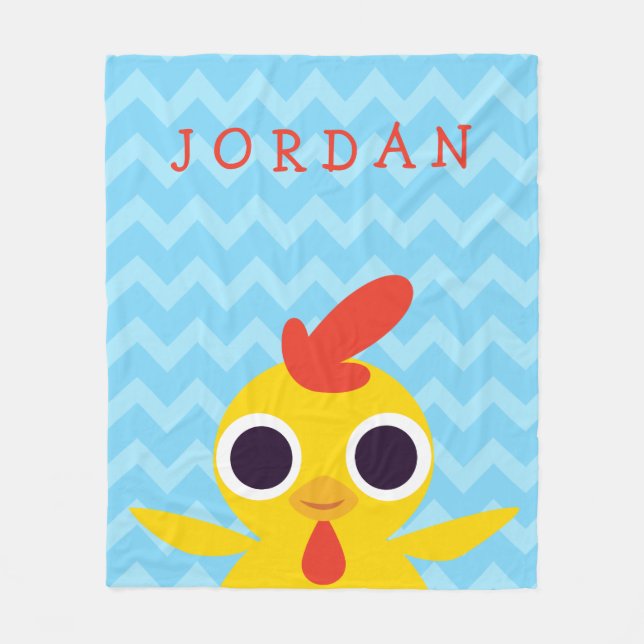 Cobertor De Velo Bandido o pintinho (Frente)