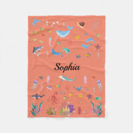 Cobertor De Velo Banheta Atingida Pelo Oceano Para Bebês, Crianças,