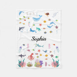 Cobertor De Velo Banheta Atingida Pelo Oceano Para Bebês, Crianças,