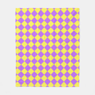 Cobertor De Velo Banheta de Folha de Garrafa Amarelo Roxo