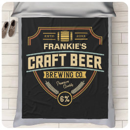 Cobertor De Velo Bar da empresa de criação de etiquetas de cerveja 