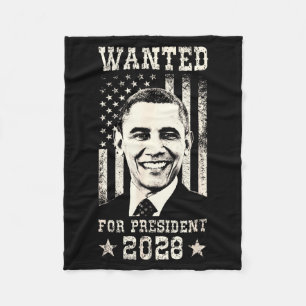 Cobertor De Velo Barack Obama 44º Presidente Procurado Para 48º Pre