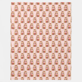 Cobertor De Velo Barb Fleece Blanket
