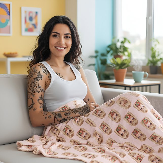 Cobertor De Velo Barb Fleece Blanket (Criador carregado)