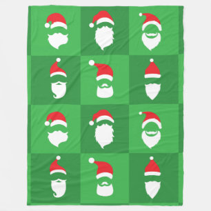 Cobertor De Velo Barba Santa Claus