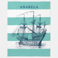 barco a vela náutica marinho-azul-vintage