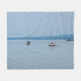 Cobertor De Velo Barcos à vela no rio