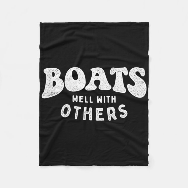 Cobertor De Velo Barcos Bem Com Outros - Proprietário de Barco de B (Frente)