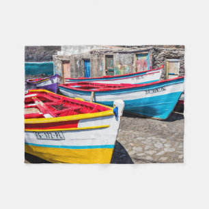 Cobertor De Velo Barcos de Pesca Coloridos, Cabo Verde