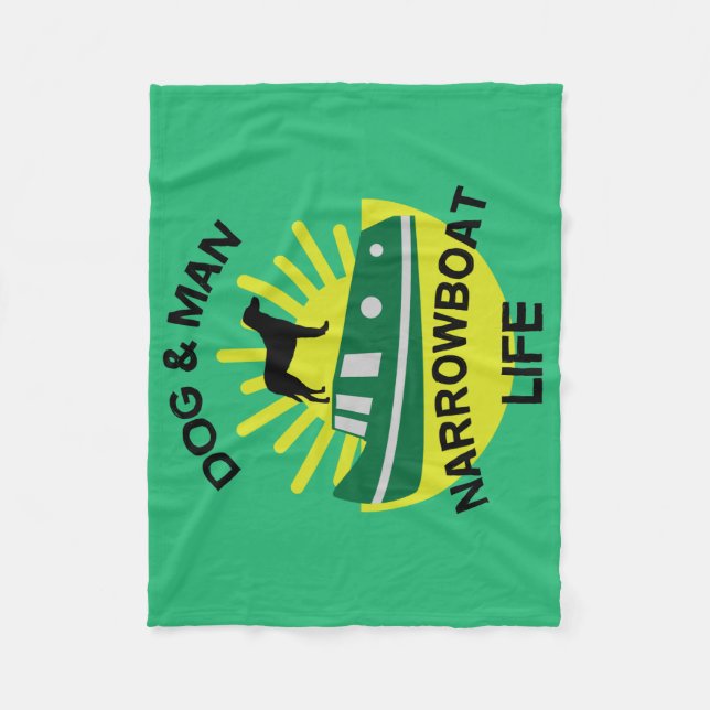 Cobertor De Velo Barcos Estreitos Engraçados | Barcos Canal | Briti (Frente)