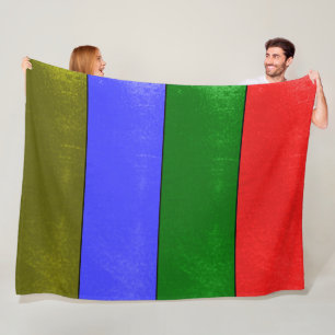 Cobertor De Velo bares a cores Fleece Blanket