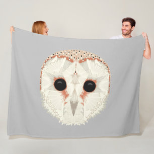 Cobertor De Velo Barn Owl Fleece Blanket