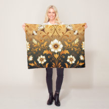 "Barockes Ornament-Muster in Gold und Schwarz"7