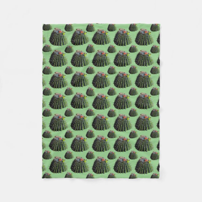 Cobertor De Velo Barrel Cactus Fleece Blanket (Frente)