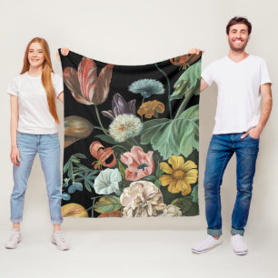 Cobertor De Velo Barroco Floral - Buquê de Flores