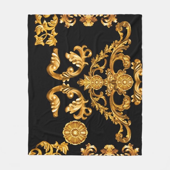 Cobertor De Velo Barroco ouro, Elementos Ornamentais (Frente)