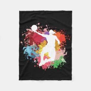 Cobertor De Velo Basbol Splash Watercolor