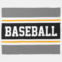 BASEBALL Cinza desportiva Amarelo Black Athletic S