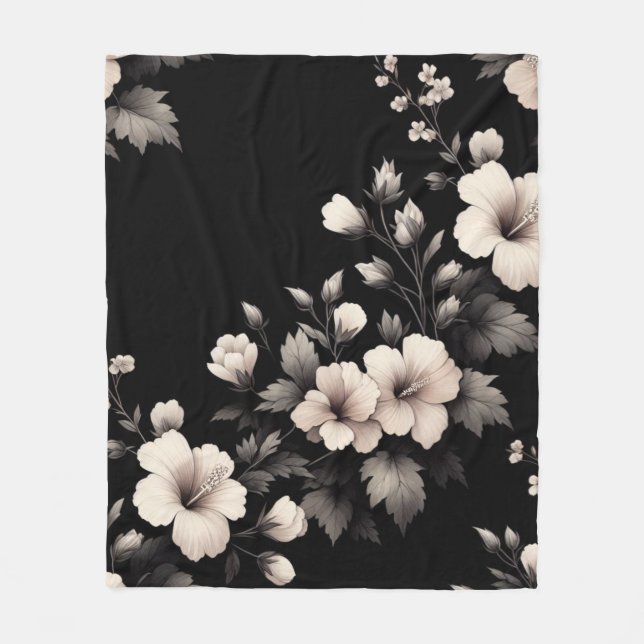 Cobertor De Velo Bashful Hibiscus (Frente)